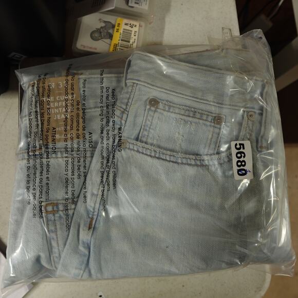 Madewell Curvy Perfect Vintage‎ Jeans Light Wash High Rise Ankle Womens New 32 - Picture 9 of 9